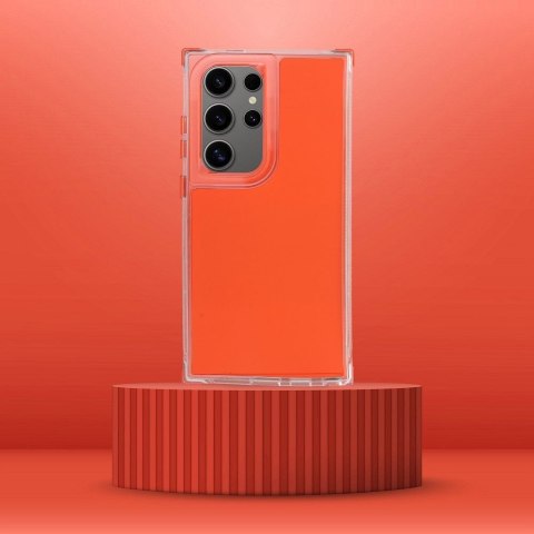 Etui na Xiaomi Redmi Note 14 5G Matrix pomarańczowe