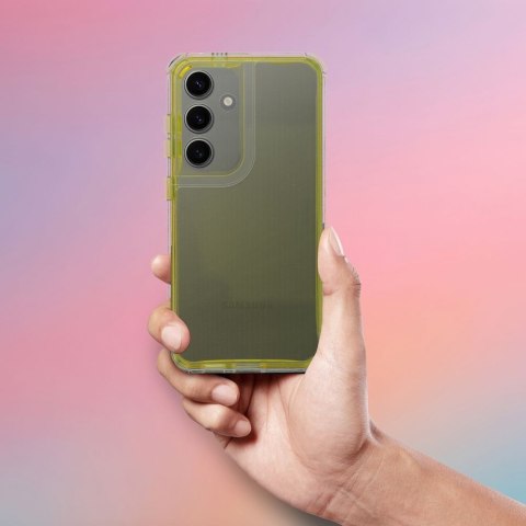 Etui na Xiaomi Redmi Note 14 PRO 4G Matrix Clear żółte