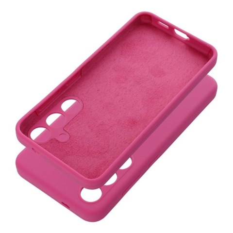 Etui na Xiaomi Redmi Note 14 PRO 4G Silicone 2mm (camera protection) różowe