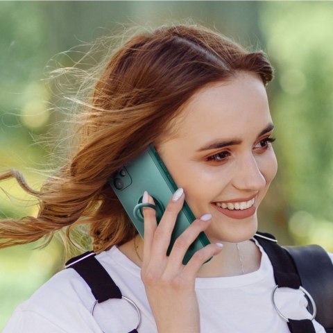 Etui na Xiaomi Redmi Note 14 PRO 4G Silicone Ring zielone