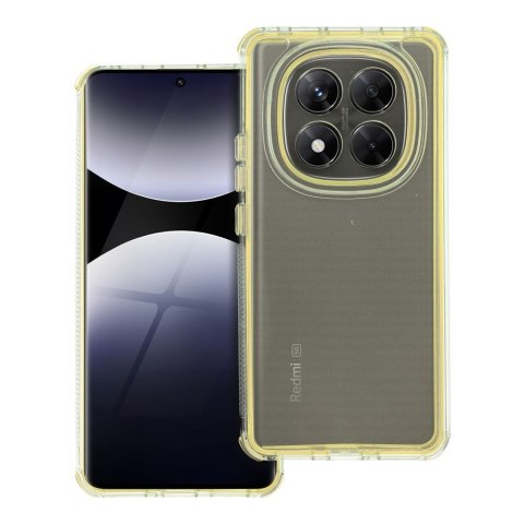 Etui na Xiaomi Redmi Note 14 PRO 5G / 14 PRO PLUS 5G Matrix Clear żółte