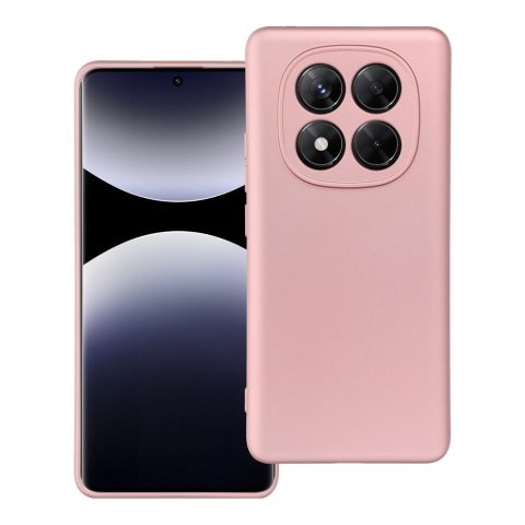 Etui na Xiaomi Redmi Note 14 PRO 5G Metallic różowe