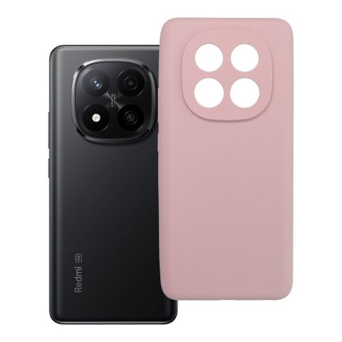Etui na Xiaomi Redmi Note 14 PRO PLUS 5G Silicone 2mm (camera protection) pudrowy róż
