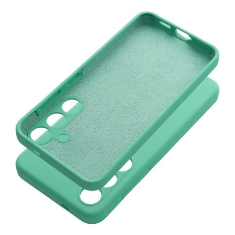 Etui na Xiaomi Redmi Note 14S Silicone 2mm (camera protection) miętowe