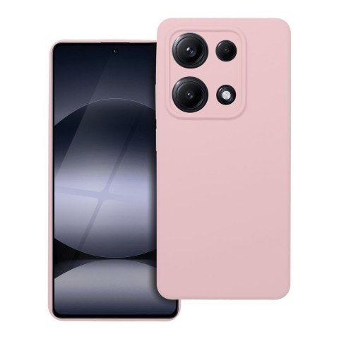 Etui na Xiaomi Redmi Note 14S Silicone 2mm (camera protection) pudrowy róż