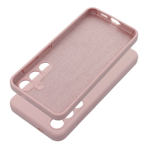 Etui na Xiaomi Redmi Note 14S Silicone 2mm (camera protection) pudrowy róż