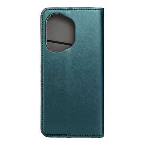 Etui z klapką na Honor 400-Smart Magneto ciemnozielone