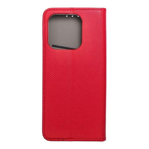 Etui z klapką na Honor X8c Smart Case Book czerwone