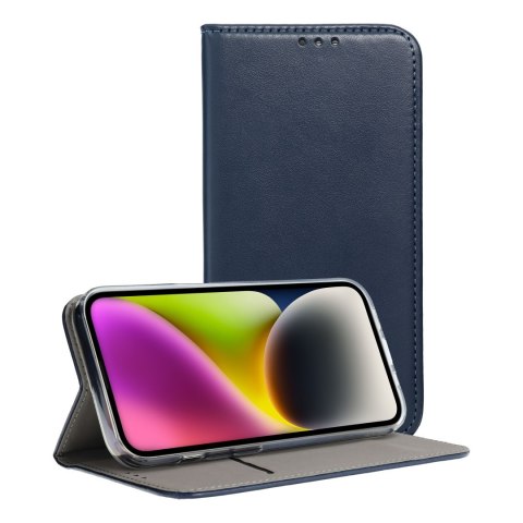 Etui z klapką na Honor X8c Smart Magneto granatowe