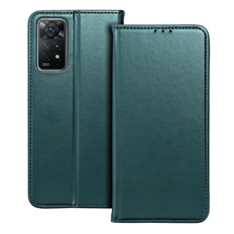 Etui z klapką na Honor Magic 7 LITE Smart Magneto ciemnozielone