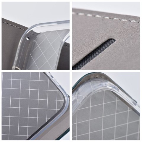 Etui z klapką na Honor Magic 7 LITE Smart Magneto ciemnozielone