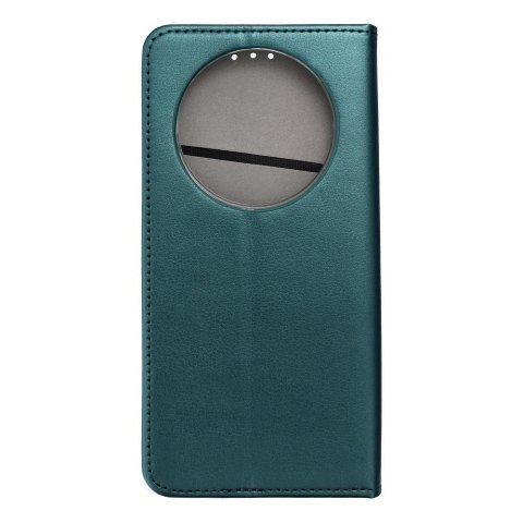 Etui z klapką na Honor Magic 7 LITE Smart Magneto ciemnozielone