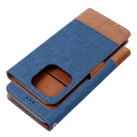 Etui z klapką na iPhone 16 PLUS Jeans Book niebieskie