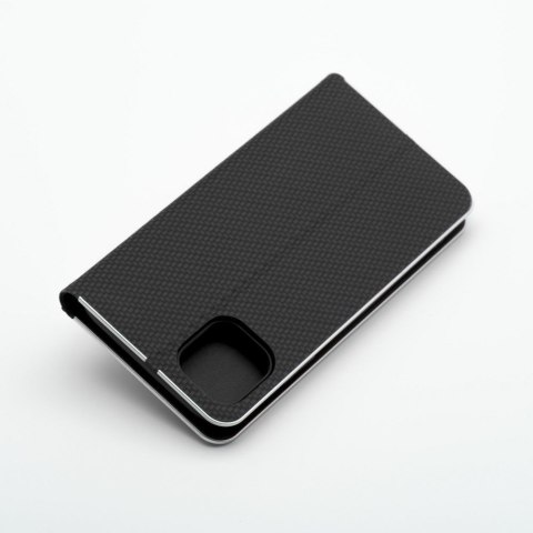 Etui z klapką na iPhone 16 PLUS Luna Book Carbon czarne