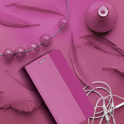 Etui z klapką na iPhone 16 PLUS Sensitive Book różowe