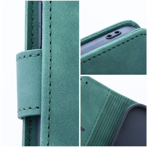Etui z klapką na iPhone 16 PLUS Tender Book zielone
