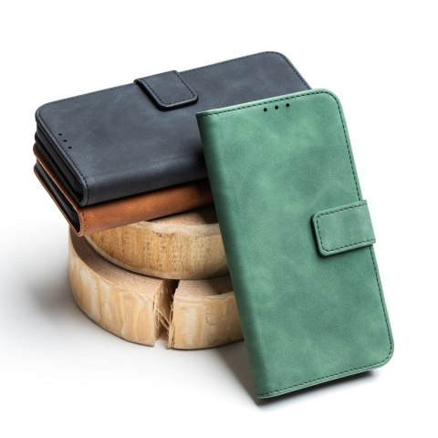 Etui z klapką na iPhone 16 PLUS Tender Book zielone