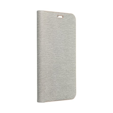 Etui z klapką na iPhone 16 PRO MAX Luna Book Gold srebrne
