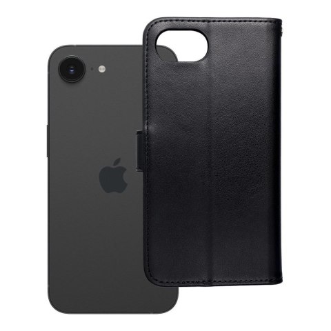 Etui z klapką na iPhone 16e (SE 4 2025) Mezzo Book teddy bear czarne