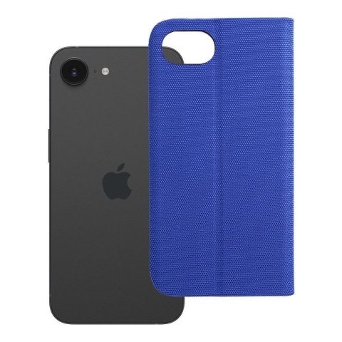 Etui z klapką na iPhone 16e (SE 4 2025) Sensitive Book niebieskie