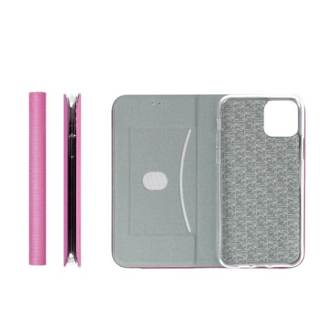 Etui z klapką na iPhone 16e (SE 4 2025) Sensitive Book różowe