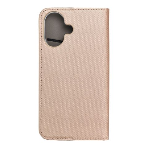 Etui z klapką na iPhone 17 / 18 Smart Case Book złote