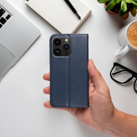 Etui z klapką na iPhone 17 AIR Smart Magneto granatowe