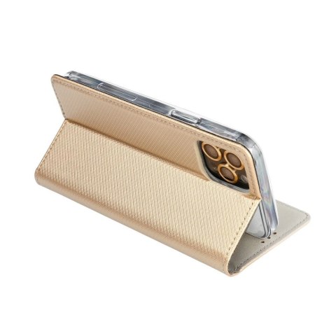 Etui z klapką na Motorola EDGE 60 PRO Smart Case Book złote