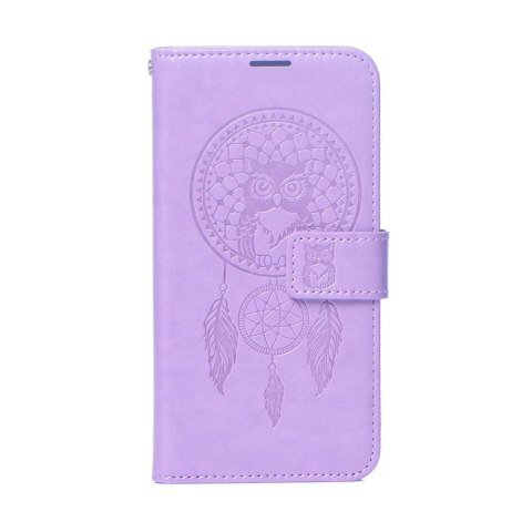 Etui z klapką na Motorola G06 Mezzo Book łapacz snów fioletowe