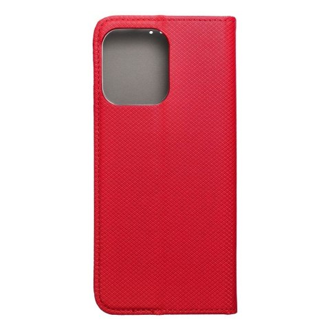 Etui z klapką na Motorola G75 Smart Case Book czerwone