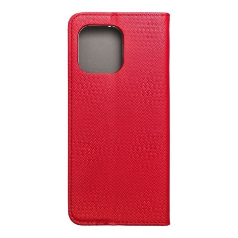 Etui z klapką na Motorola G86 5G Smart Case Book czerwone