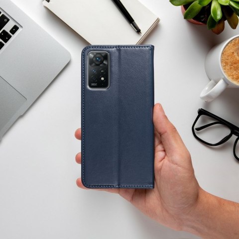 Etui z klapką na Oppo A5 4G / A5 5G Smart Magneto granatowe
