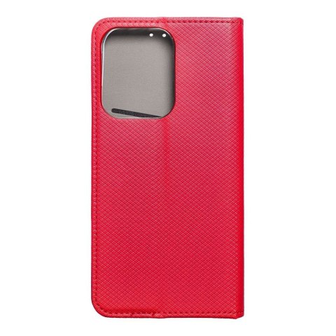 Etui z klapką na Oppo Reno 14 5G Smart Case Book czerwone