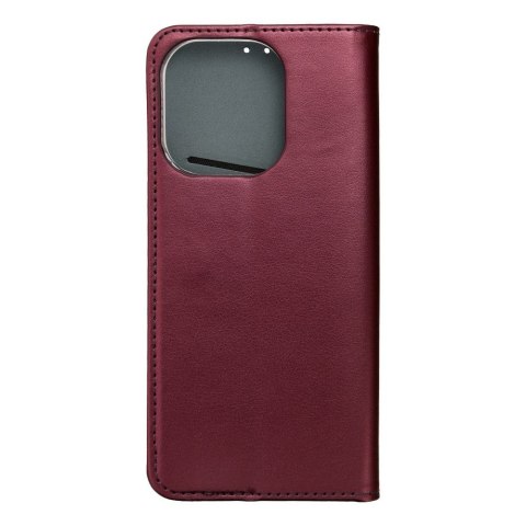 Etui z klapką na Oppo Reno A5 PRO 5G Smart Magneto burgundowe