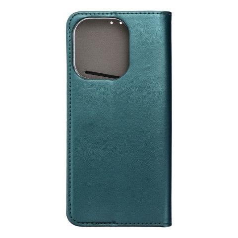 Etui z klapką na Oppo Reno A5 PRO 5G Smart Magneto ciemnozielone