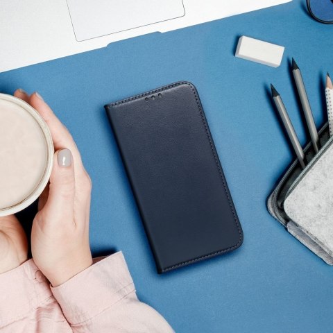 Etui z klapką na Oppo Reno A5 PRO 5G Smart Magneto granatowe