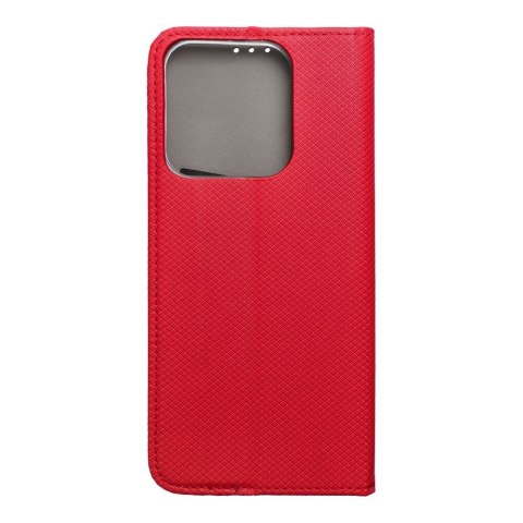Etui z klapką na Realme C61 4G Smart Case Book czerwone