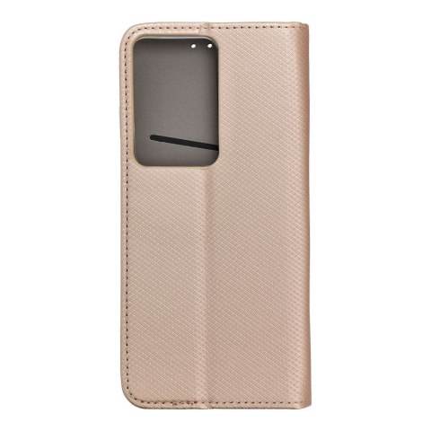 Etui z klapką na Realme C71 Smart Case Book złote