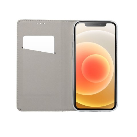 Etui z klapką na Samsung A05S Smart Case Book złote