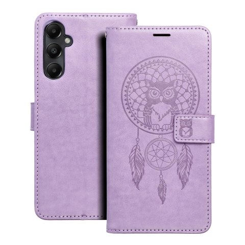 Etui z klapką na Samsung A05s Mezzo Book łapacz snów fioletowe