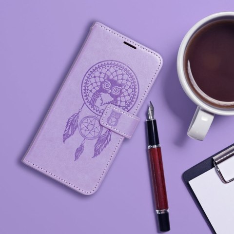 Etui z klapką na Samsung A06 Mezzo Book łapacz snów fioletowe