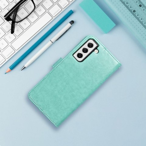 Etui z klapką na Samsung A06 Mezzo Book łapacz snów zielone