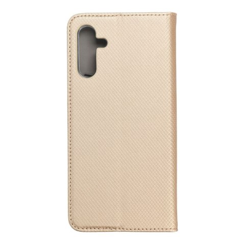 Etui z klapką na Samsung A13 5G / A04S Smart Case Book złote