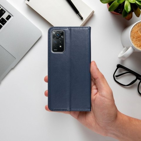 Etui z klapką na Samsung A13 5G / A04S Smart Magneto granatowe