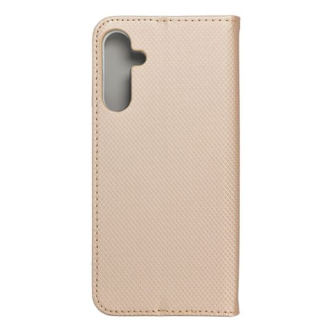Etui z klapką na Samsung A15 4G / A15 5G Smart Case Book złote
