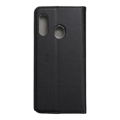 Etui z klapką na Samsung A20e Smart Case Book czarne