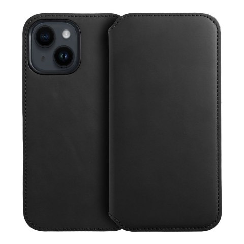 Etui z klapką na Samsung A35 Dual Pocket Book czarne