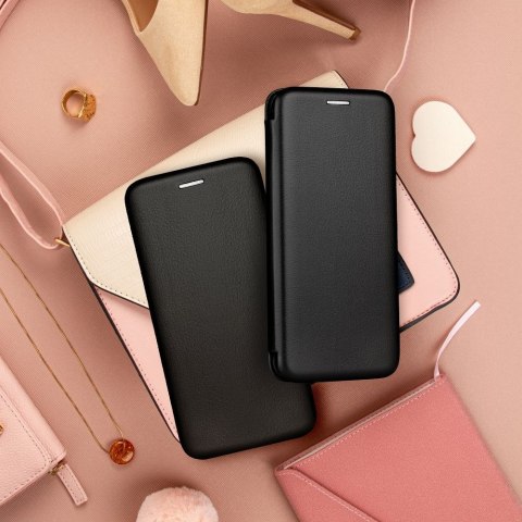 Etui z klapką na Samsung A35 Elegance Book czarne