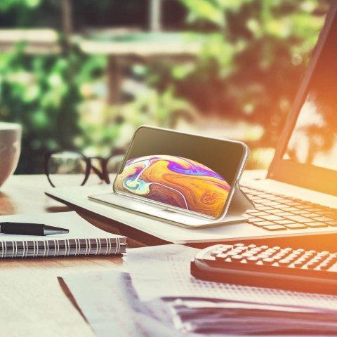 Etui z klapką na Samsung A55 Elegance Book czarne