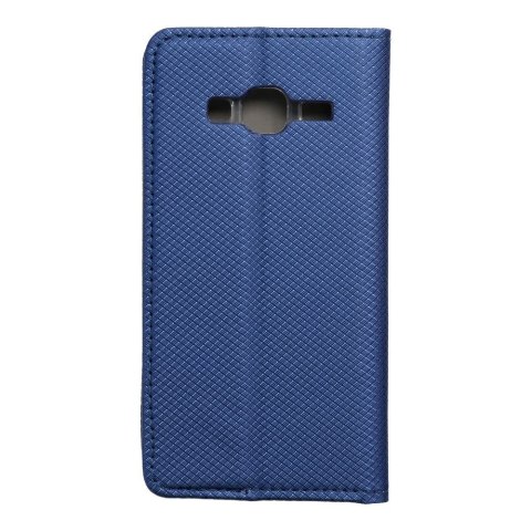 Etui z klapką na Samsung J3/J3 2016 Smart Case Book granatowe